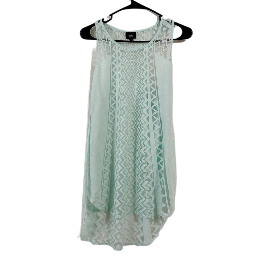 Mint Geometric Pattern Dress‎